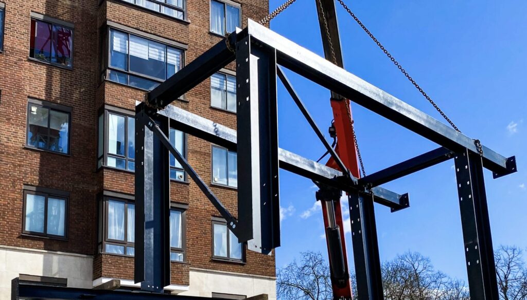 Different types of RSJ steel beams used in construction.